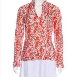 NWOT Tory Burch Orange Tunic